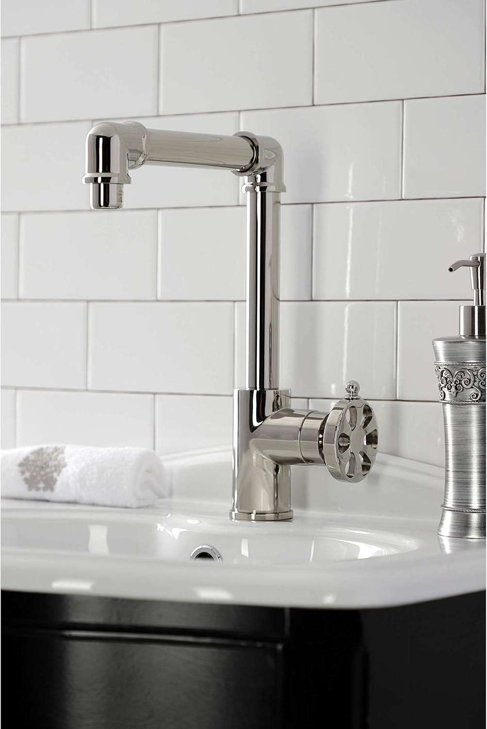 Belknap Single Hole Bathroom Faucet with Drain Assembly