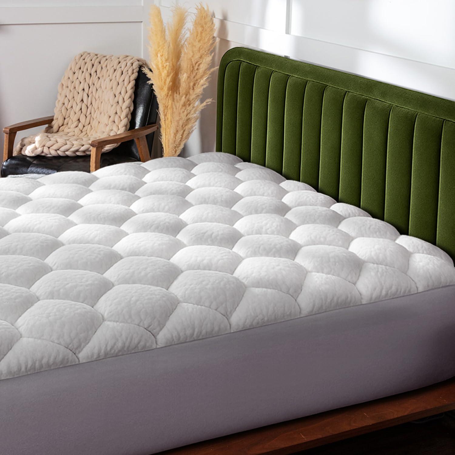 Mattress Pad - 18" deep pockets - Breathable Bamboo by Viscosoft  Twin