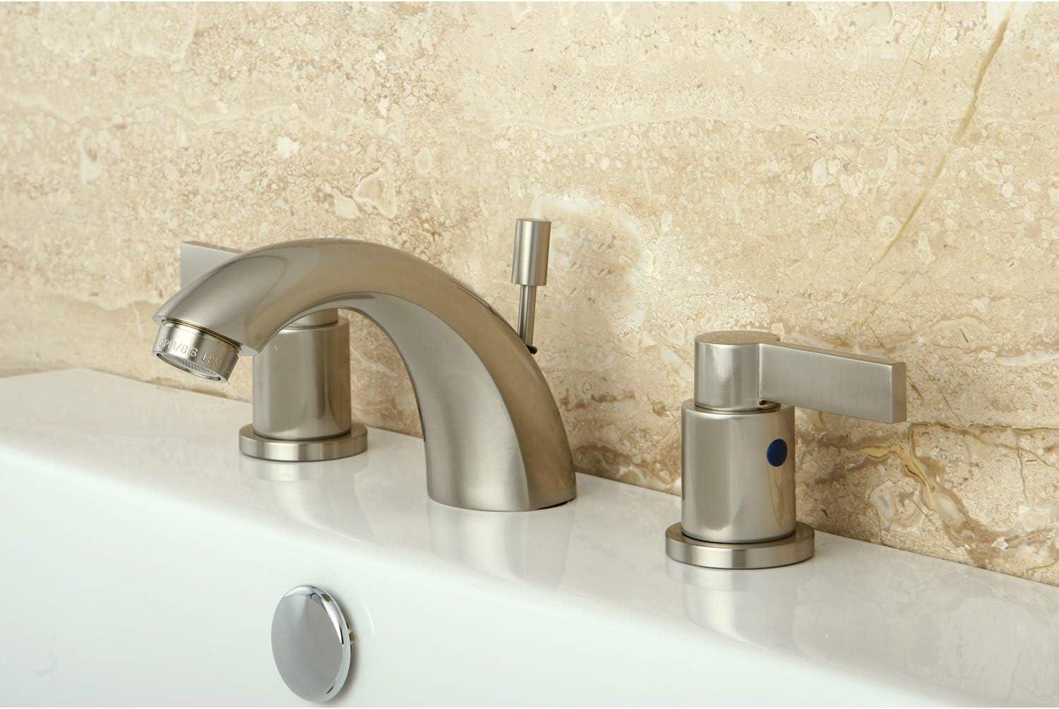 Elegant NuvoFusion Polished Chrome Mini-Widespread Bathroom Faucet