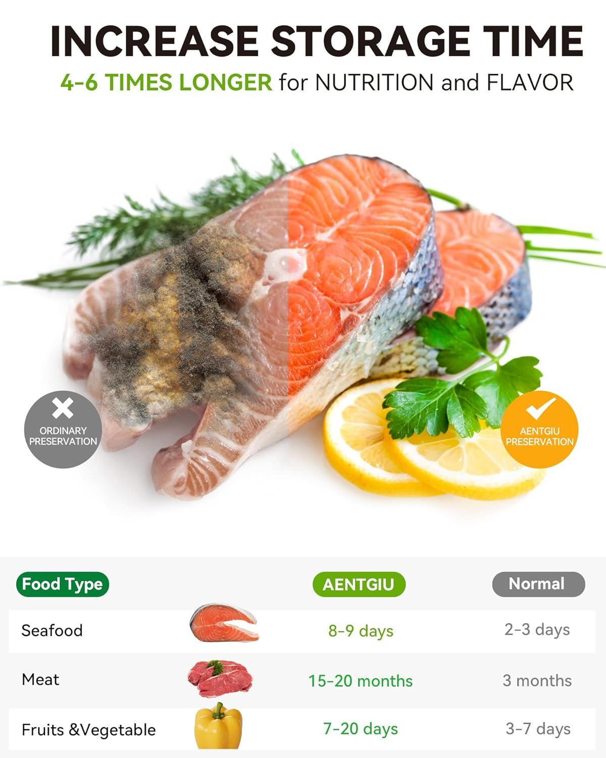 BEACHWATER POOL & SPA, LLC 300-Count Food Vacuum Sealer Bags, Thick BPA Free Sous Vide Bags Compatible With All Vac Machines, Food Saver, Seal A Meal, Commercial Grade Quart Precut Meal Prep Storage Bags