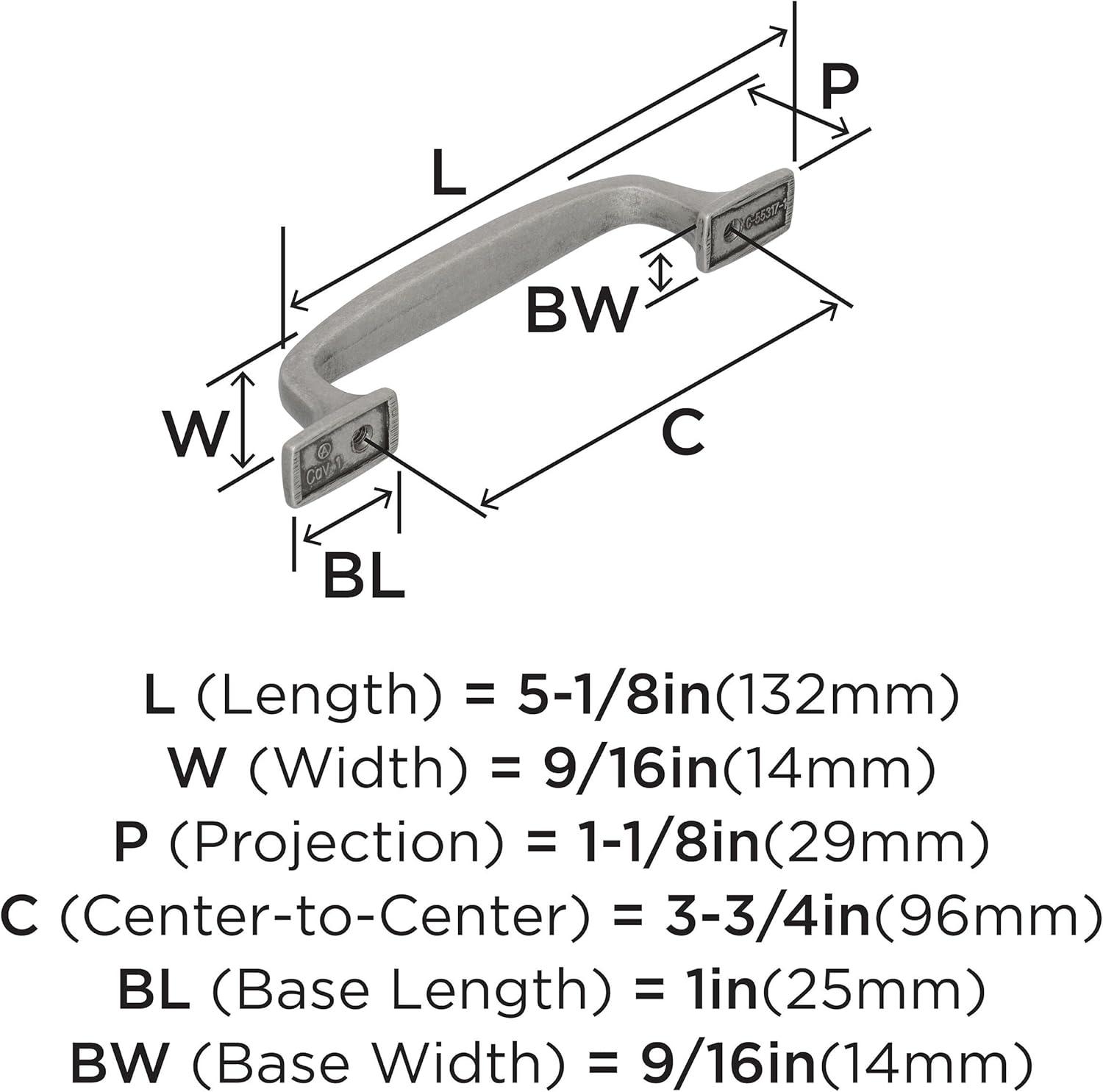 Highland Ridge 3 3/4" Center to Center Arch Pull