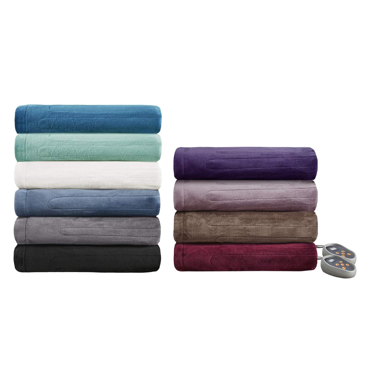 Beautyrest Heated Plush Blanket & Reviews | Wayfair