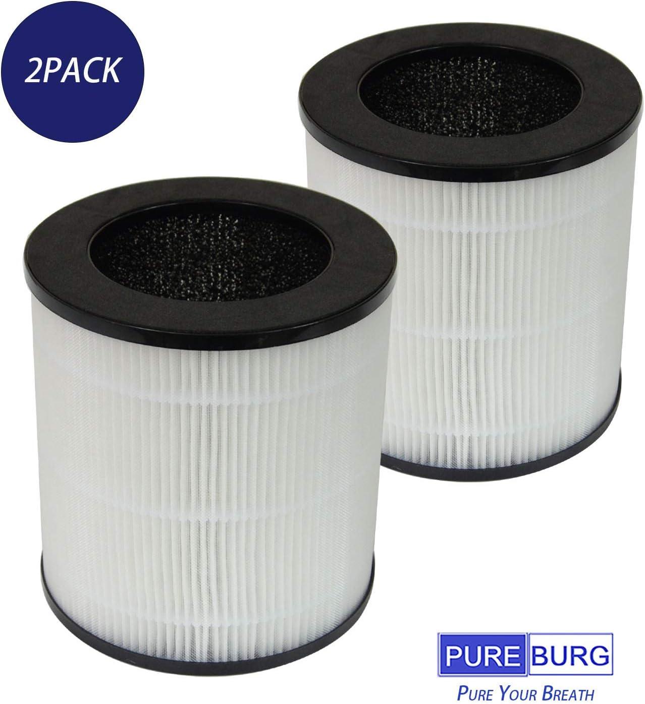 H13 HEPA Activated Carbon Air Purifier Replacement Filters, 2-Pack