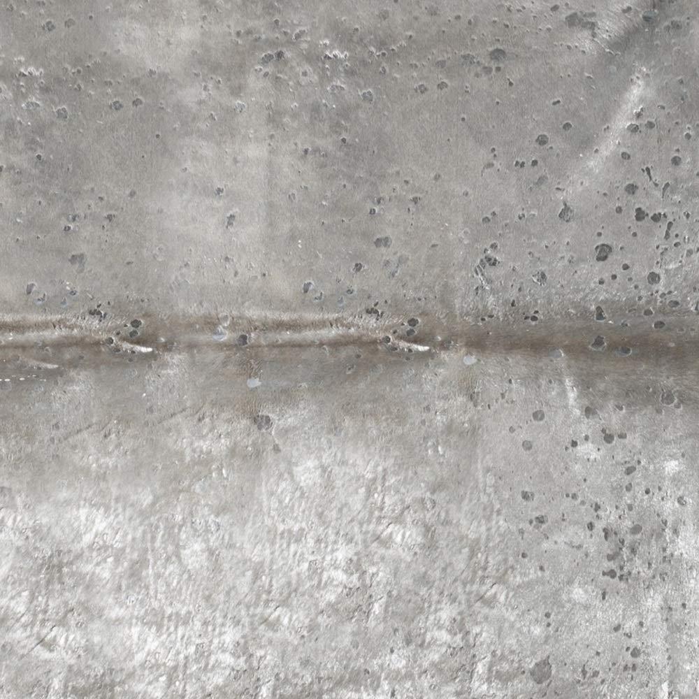Natural Scotland Cowhide Area Rugs for Living Room and Bedroom | Handmade 100% Cow Rug with Low Pile | Shed-Resistant Home and Office Rug, Grey & Silver, 6 ft x 7 ft