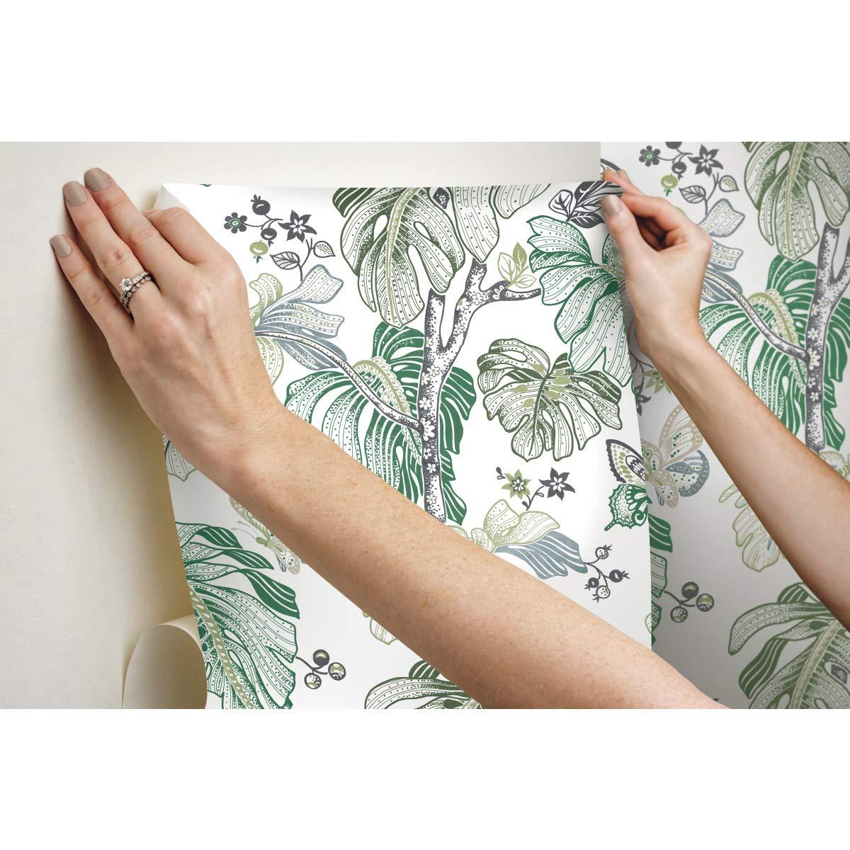 Boho Palm Peel and Stick Wallpaper