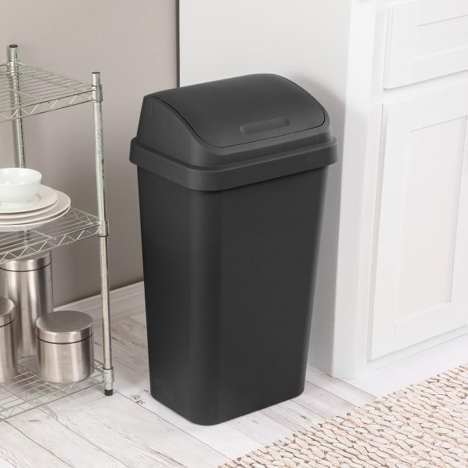 Sterilite 13 Gallon Swing Top Trash Can