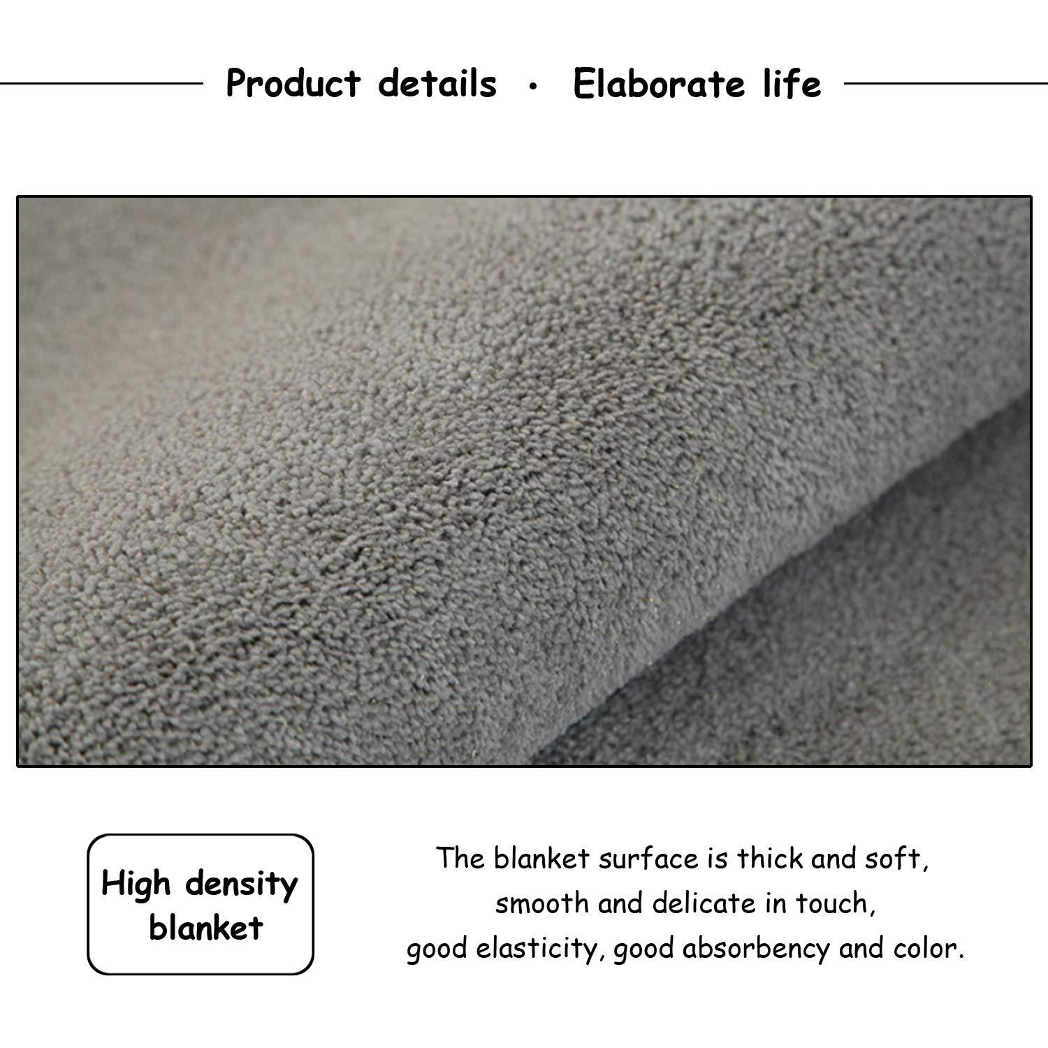 WPM'S Incredibly Soft and Absorbent Memory Foam Bath Mat, 17 By 24-inch (Grey)