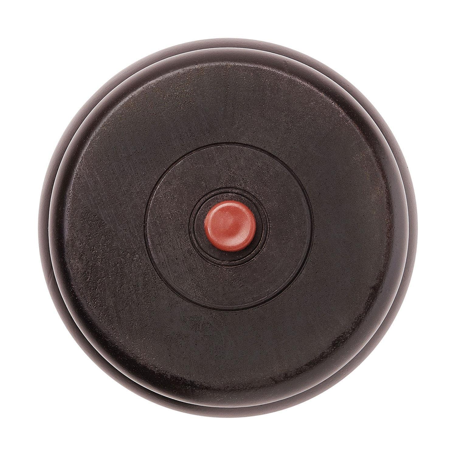 Architectural Products by Outwater L.L.C. 4 in x 4-7/8 in Stained Solid Hardwood Round Bun Foot (Set of 4)