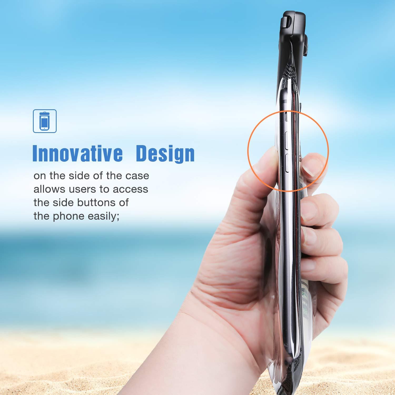 Procase Dry Bag Cell Phone Case for Apple iPhone 14, Black