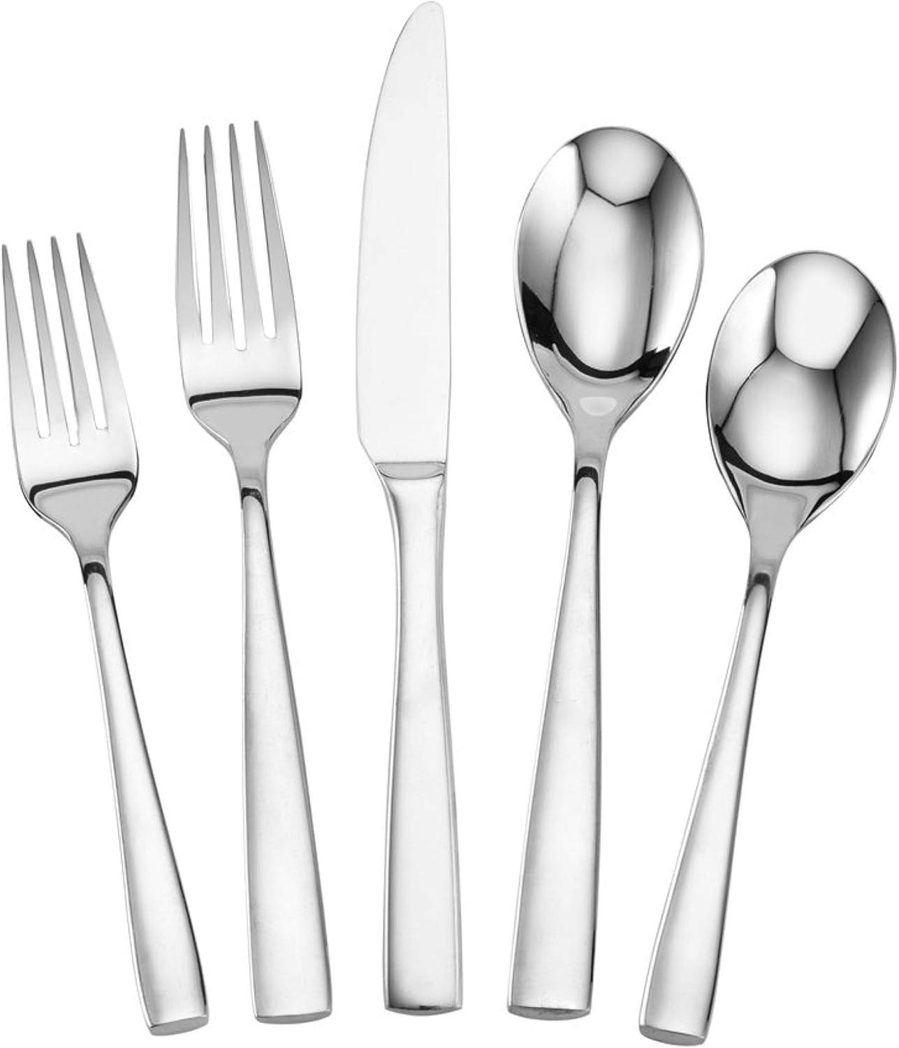 Delano 20-Piece Stainless Steel Flatware Set for 4