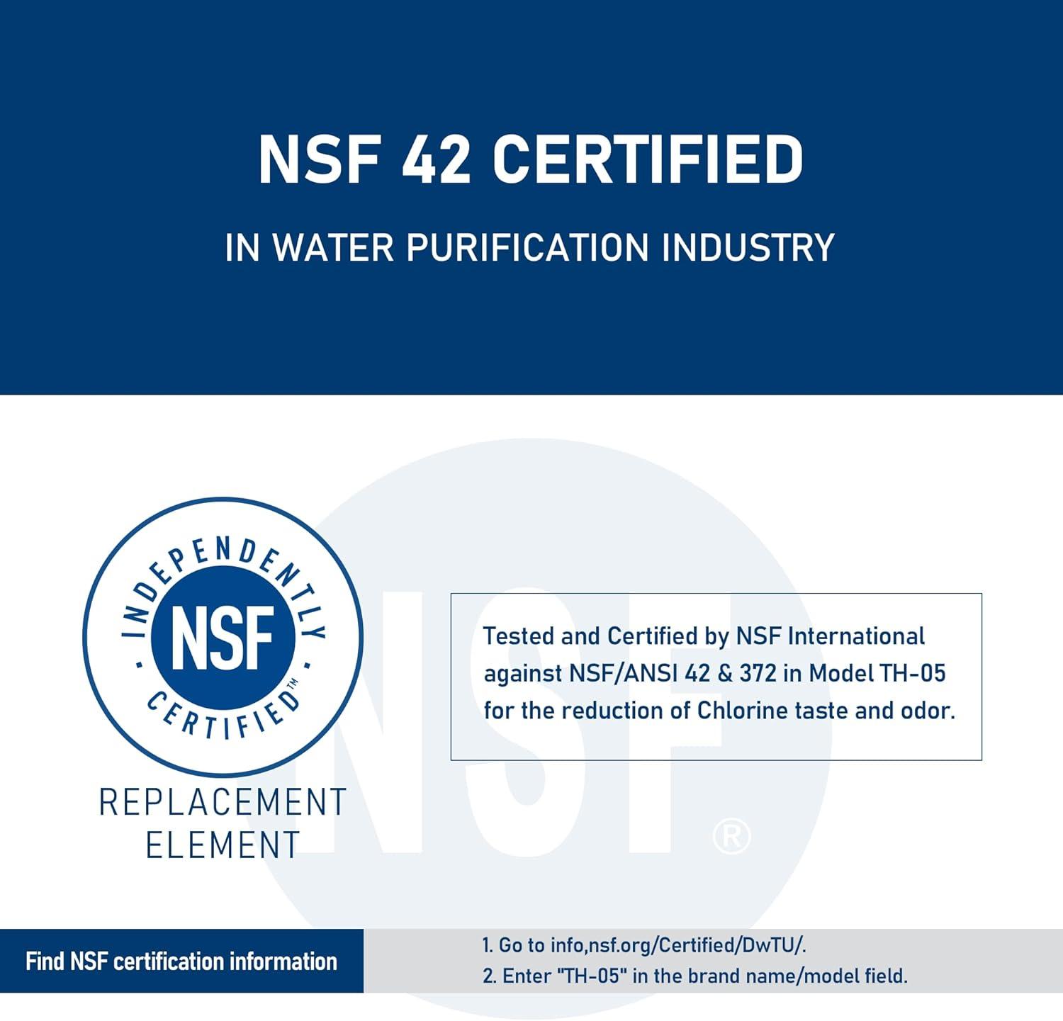 W10295370A Water Filter Replacement, Compatible With EDR1RXD1, Filter 1, WHR1RXD1, W10295370, KAD1RXD1, P8RFWB2L, P8WB2L, P4RFWB, P5WB2L 2 Pack (2)