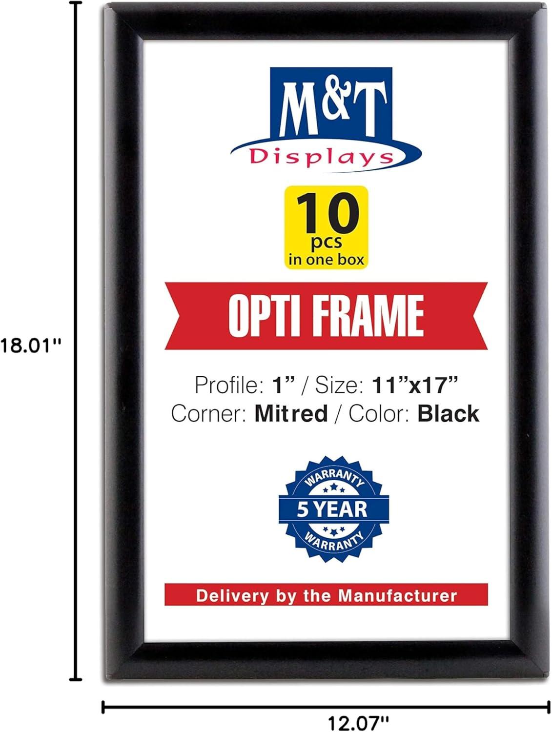 MT Displays Opti Snap Poster Frame (Set of 10)