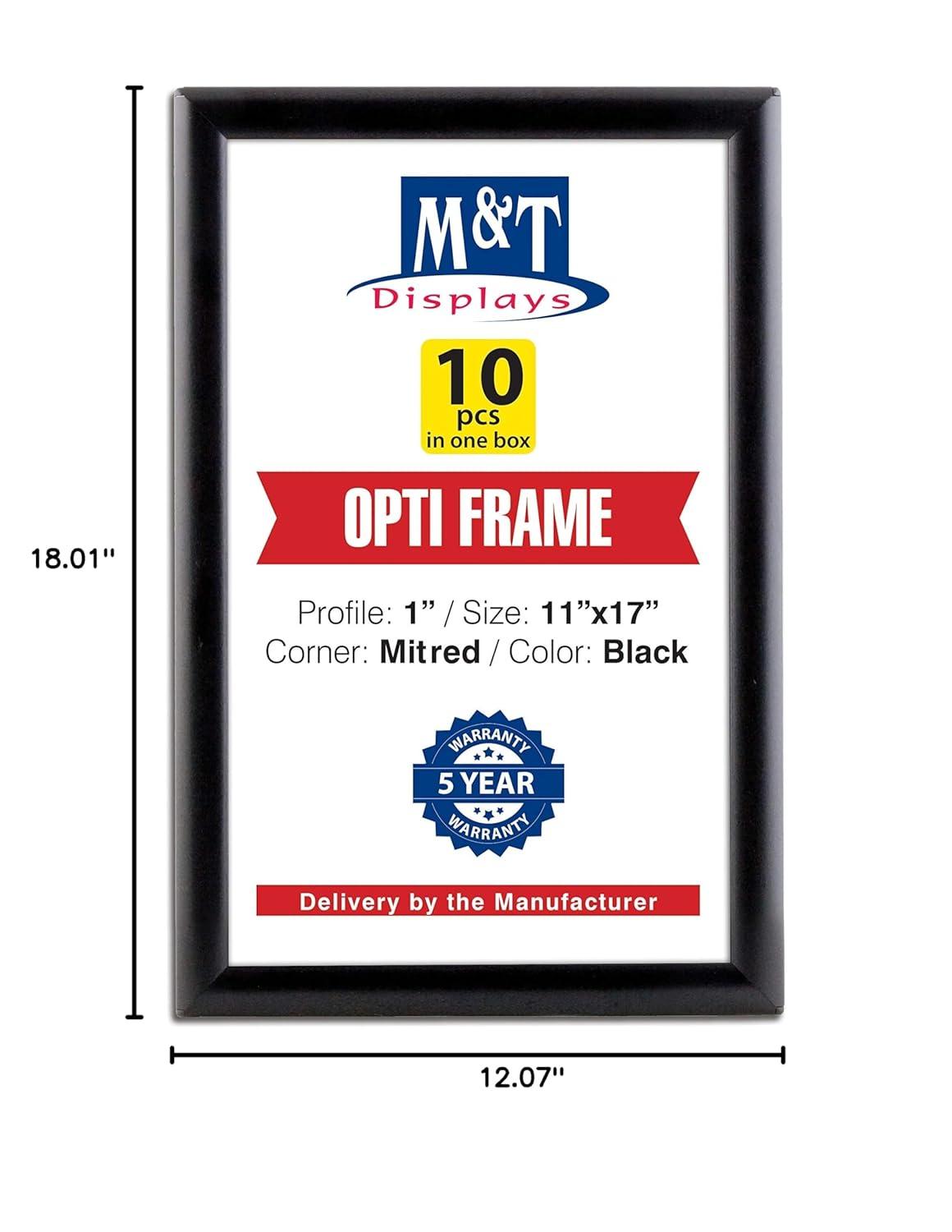 MT Displays Opti Snap Poster Frame (Set of 10)