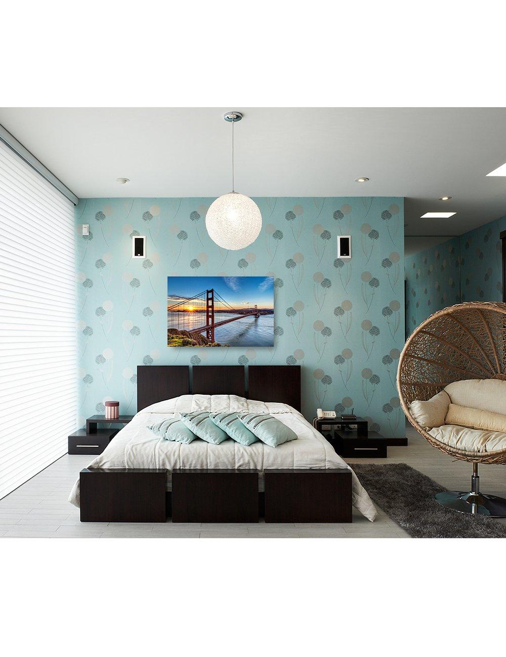 DecorArts - Golden Gate Bridge, San Francisco, Califonia. Giclee Canvas Prints for Wall Decor. 30x20"x1.5"