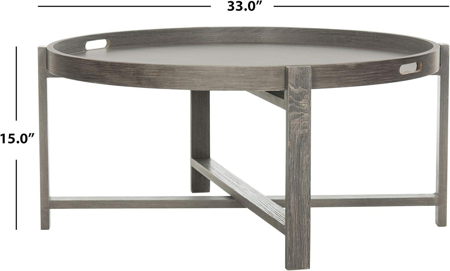 Cursten Coffee Table - Dark Grey - Safavieh