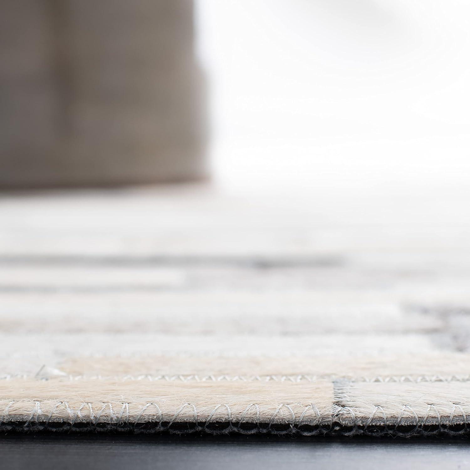 Studio Leather STL809 Hand Woven Runner Rug - Ivory/Grey - 2'3"x7' - Safavieh.