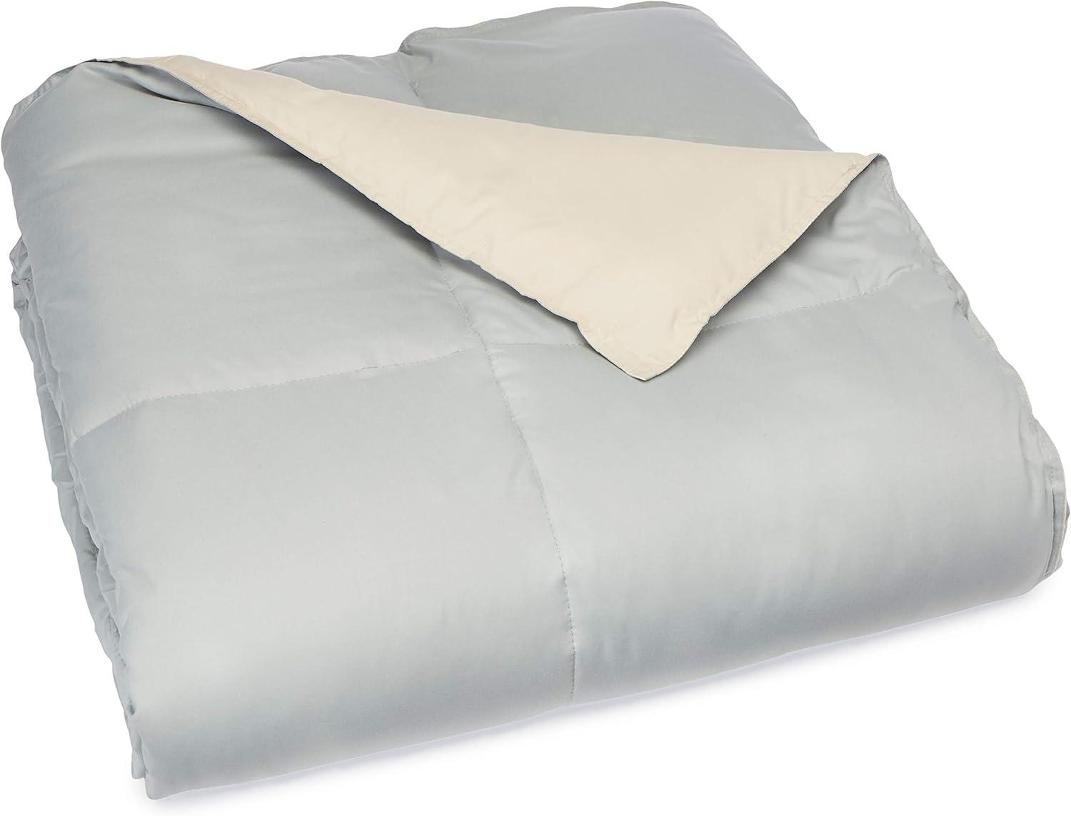 Modern Threads Sanctuary by PCT Down Alternative Microfiber Quilted Reversible Comforter & Duvet Insert - Soft, Comfortable Alternative to Goose Down - Bedding for All Seasons