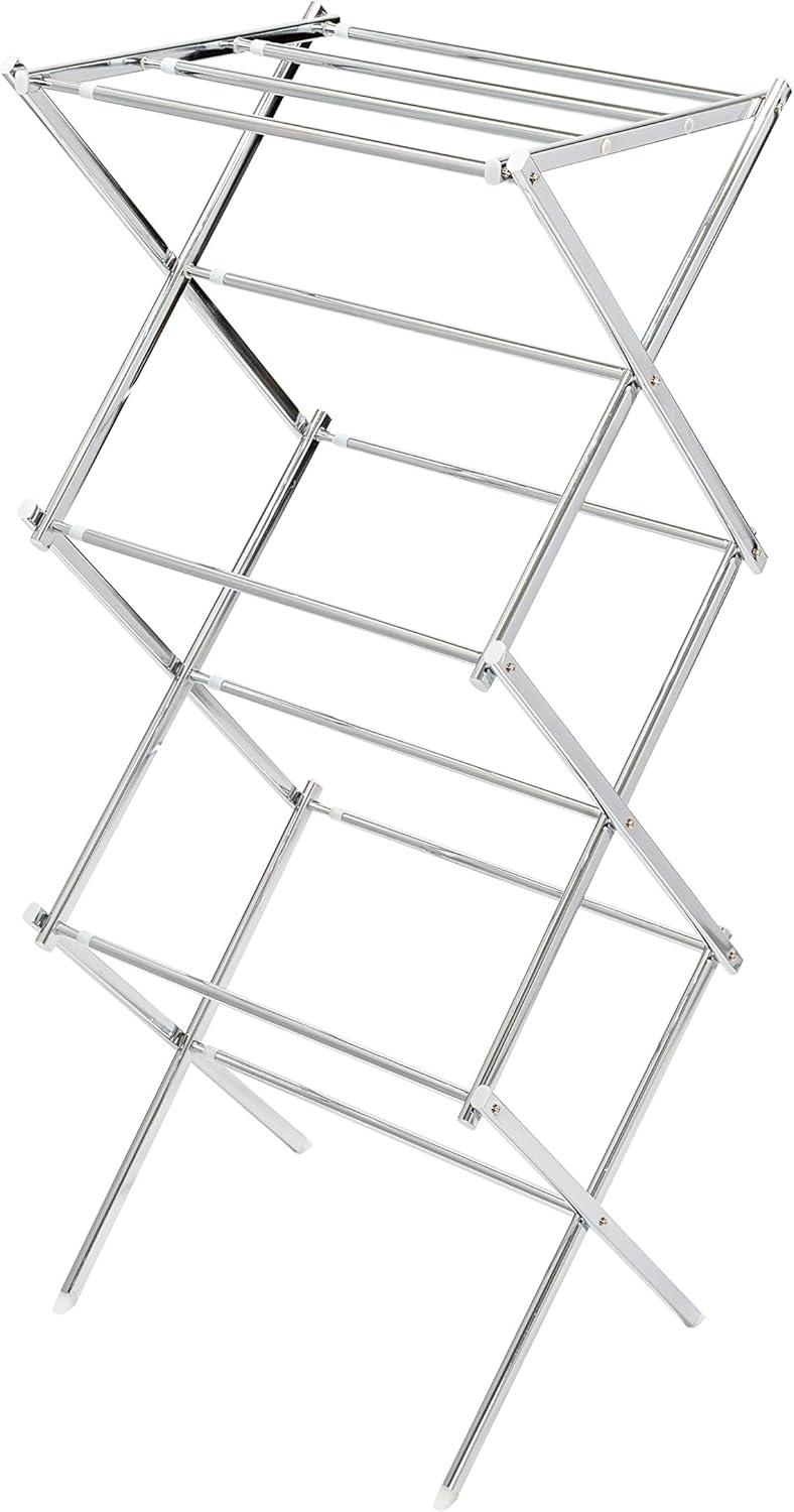 Expandable Chrome Steel Drying Rack with 25 Feet Air Space