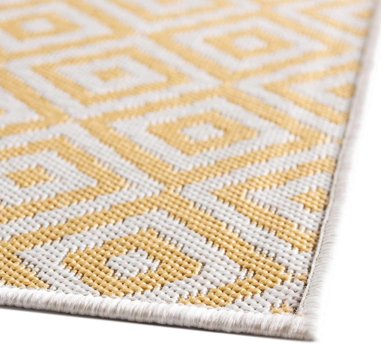 Jill Zarin Outdoor Costa Rica Geometric Woven Area Rug