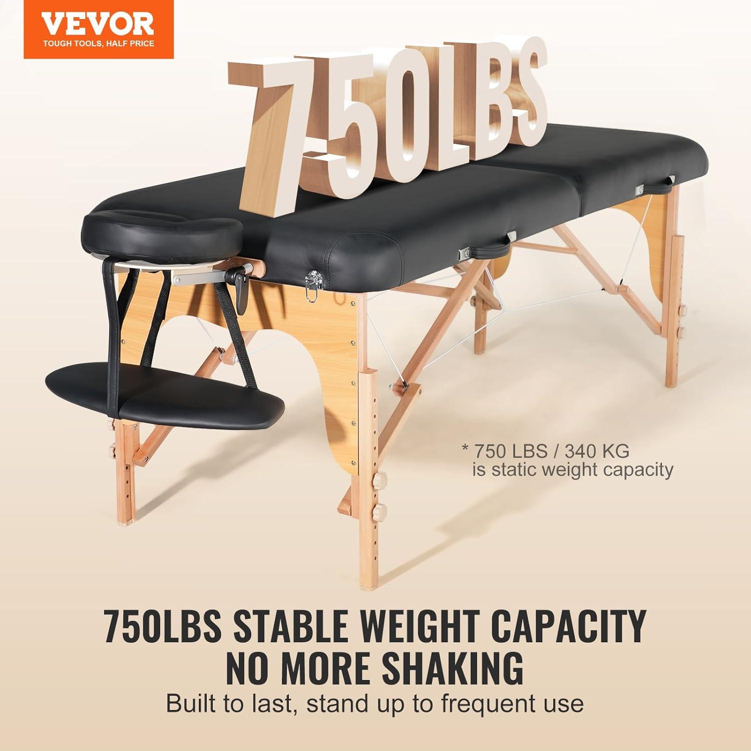 VEVOR 72.8'' Rectangular Adjustable Bar Top Riser
