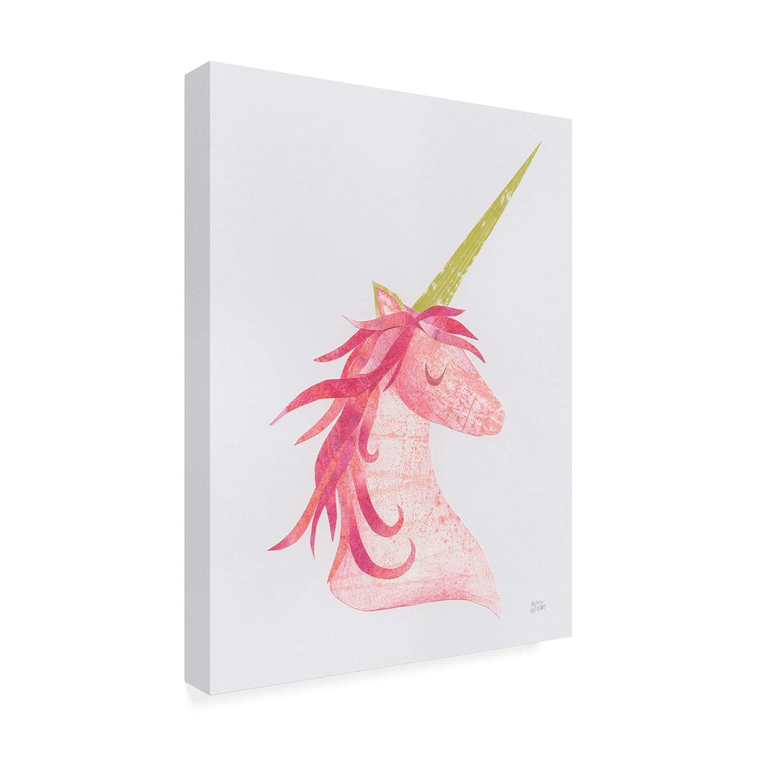 Trademark Fine Art 'Unicorn Magic I' Canvas Art by Melissa Averinos