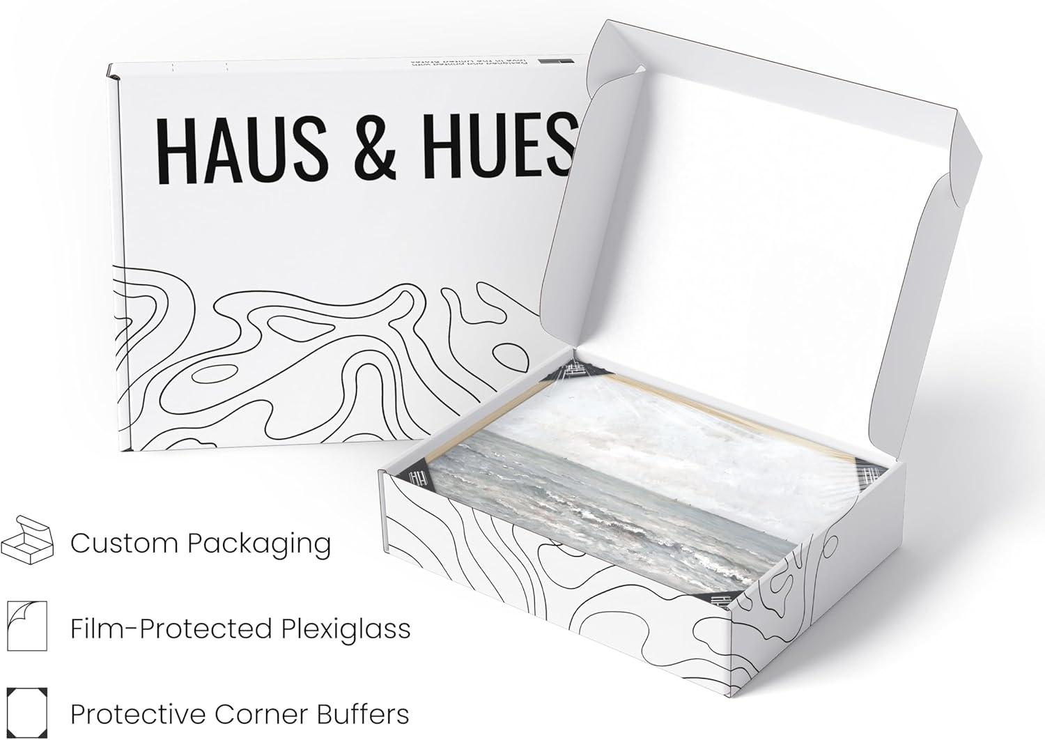 HAUS AND HUES Sea Wall Art - Modern Wall Paintings for Living Room and Stylish Bathroom Decor in Vintage and Farmhouse Styles (8x10 Unframed)