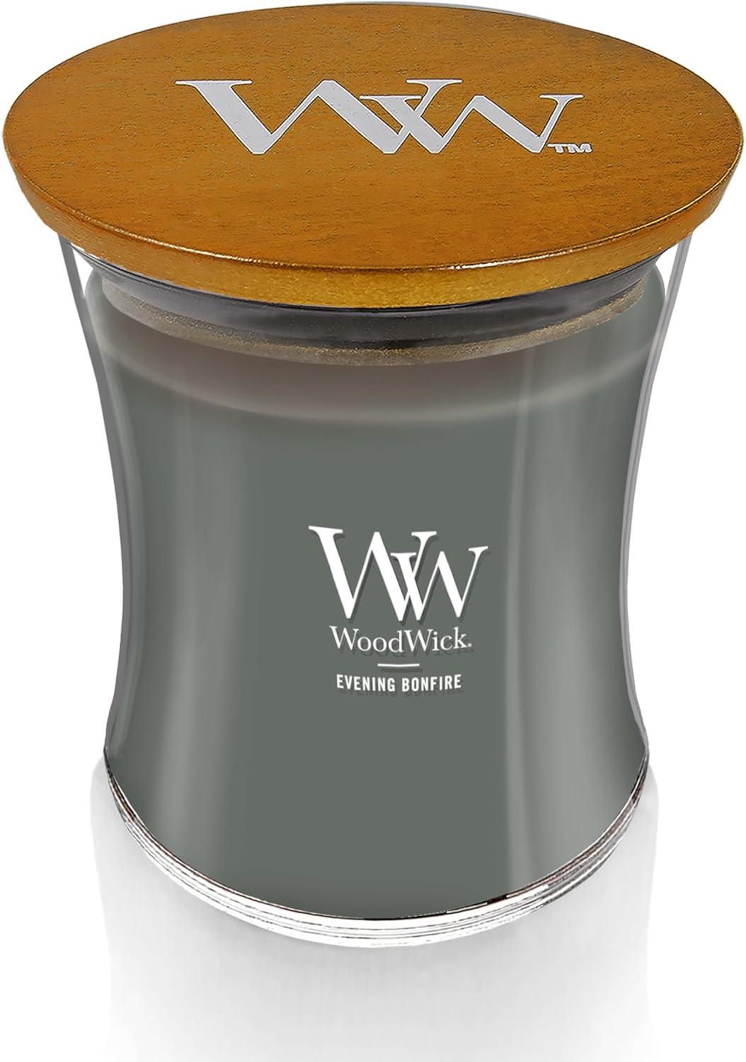 WoodWick Evening Bonfire- Medium Hourglass candle