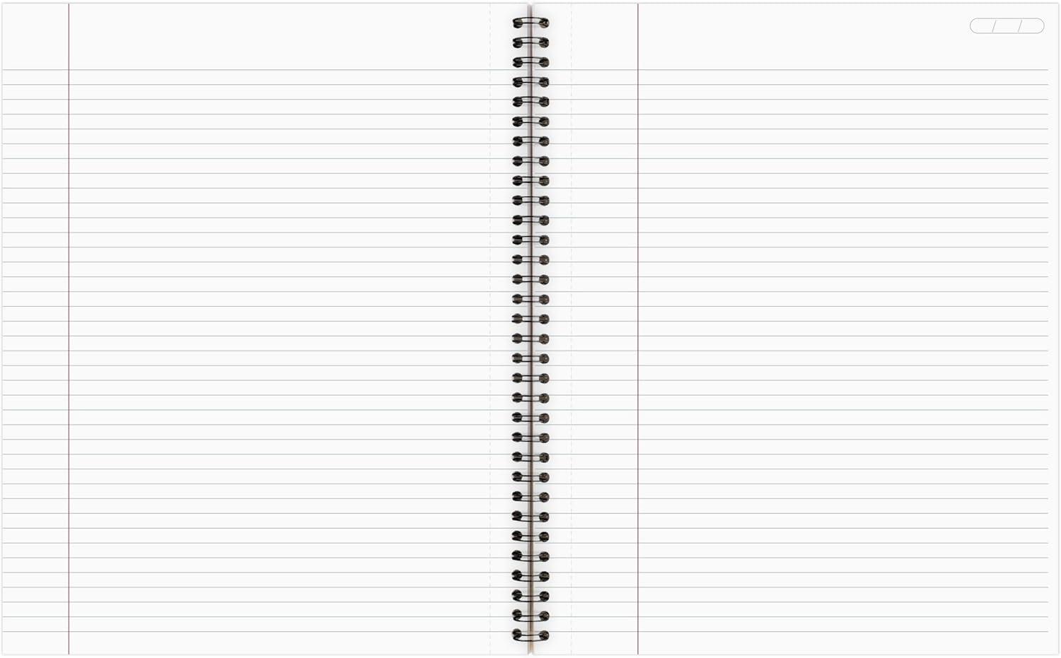 Cambridge Wirebound Business Notebook, Legal Ruled, 8.25" x 11", 80 Sheets, Gray