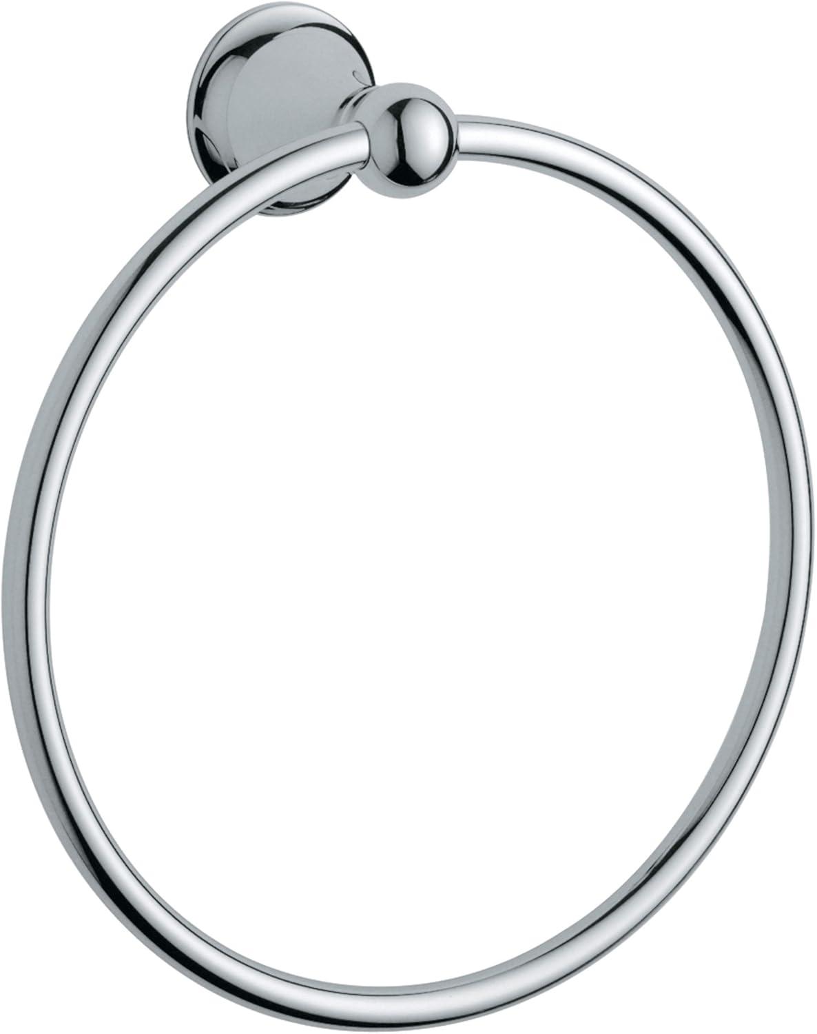 Starlight Chrome Wall Mounted Towel Ring