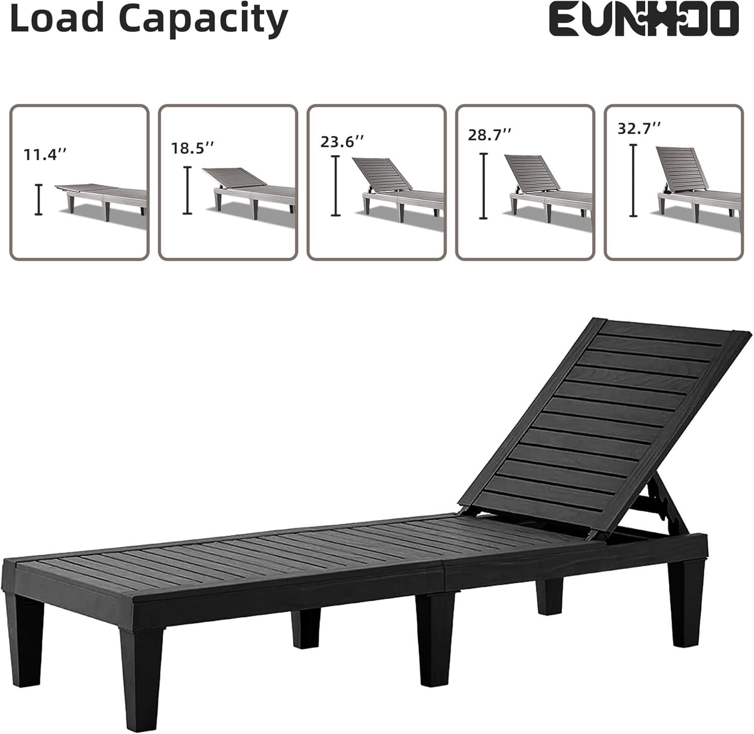 Elainea Outdoor Chaise Lounge (Set of 4)