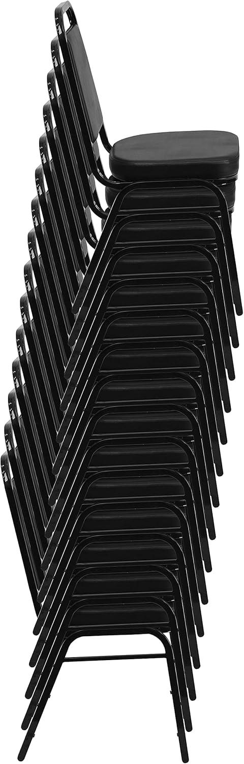 Amaya Trapezoidal Back Stacking Banquet Chair with 2.5" Thick Seat