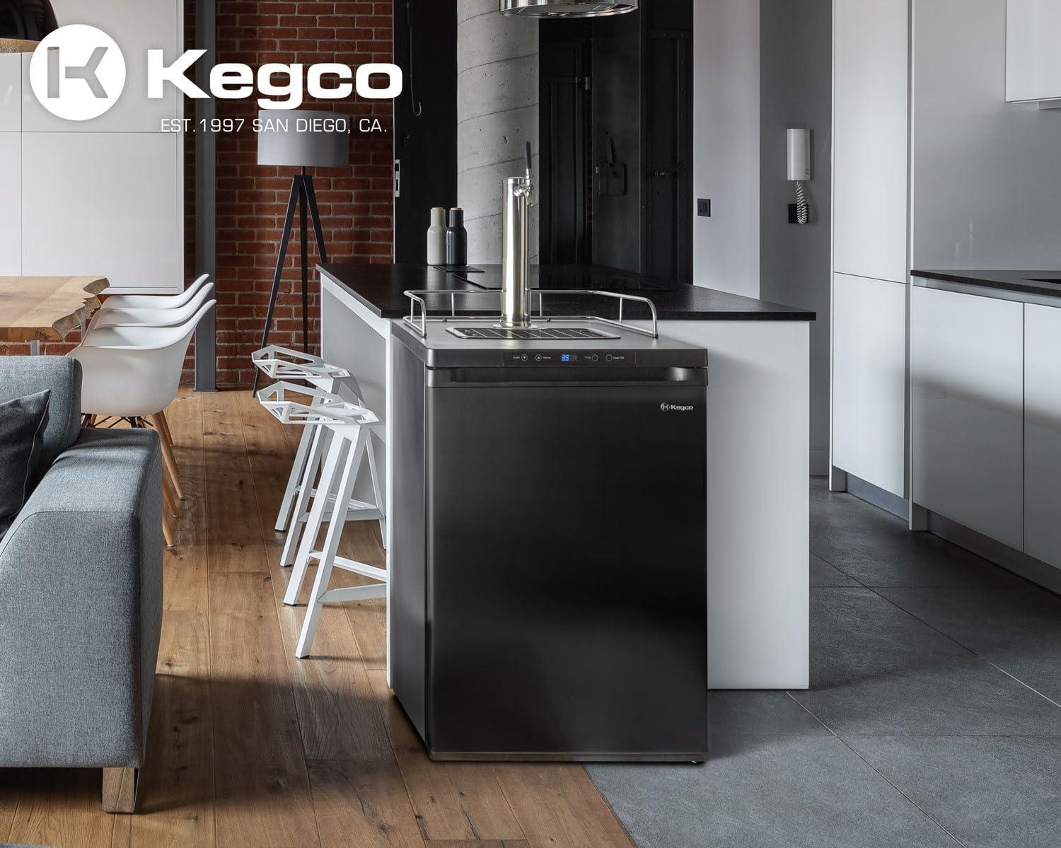 Kegco Kegco Single Tap Freestanding Kegerator with Adjustable Temperature