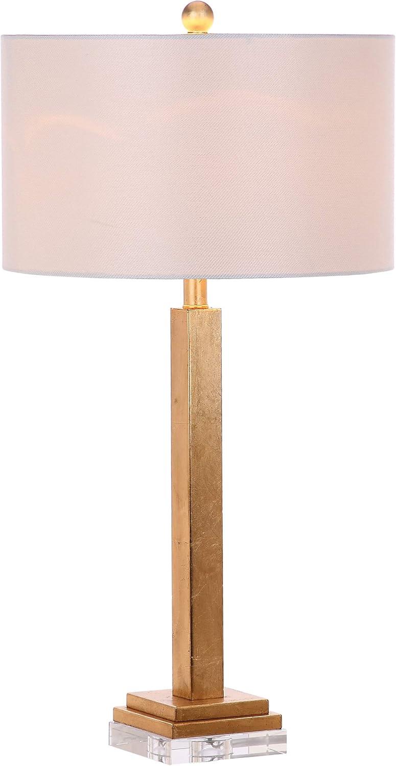 SAFAVIEH Perri 30 in. High Crystal Base Table Lamp, Gold, Set of 2