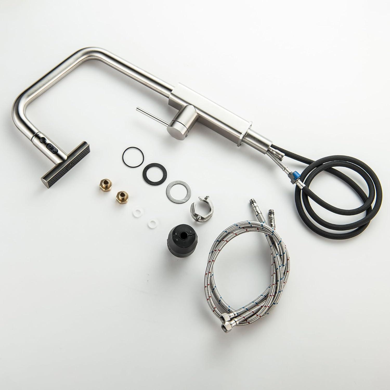 VIBRANTBATH VIBRANTBATH Pull Out Kitchen Faucet 4034-BGK
