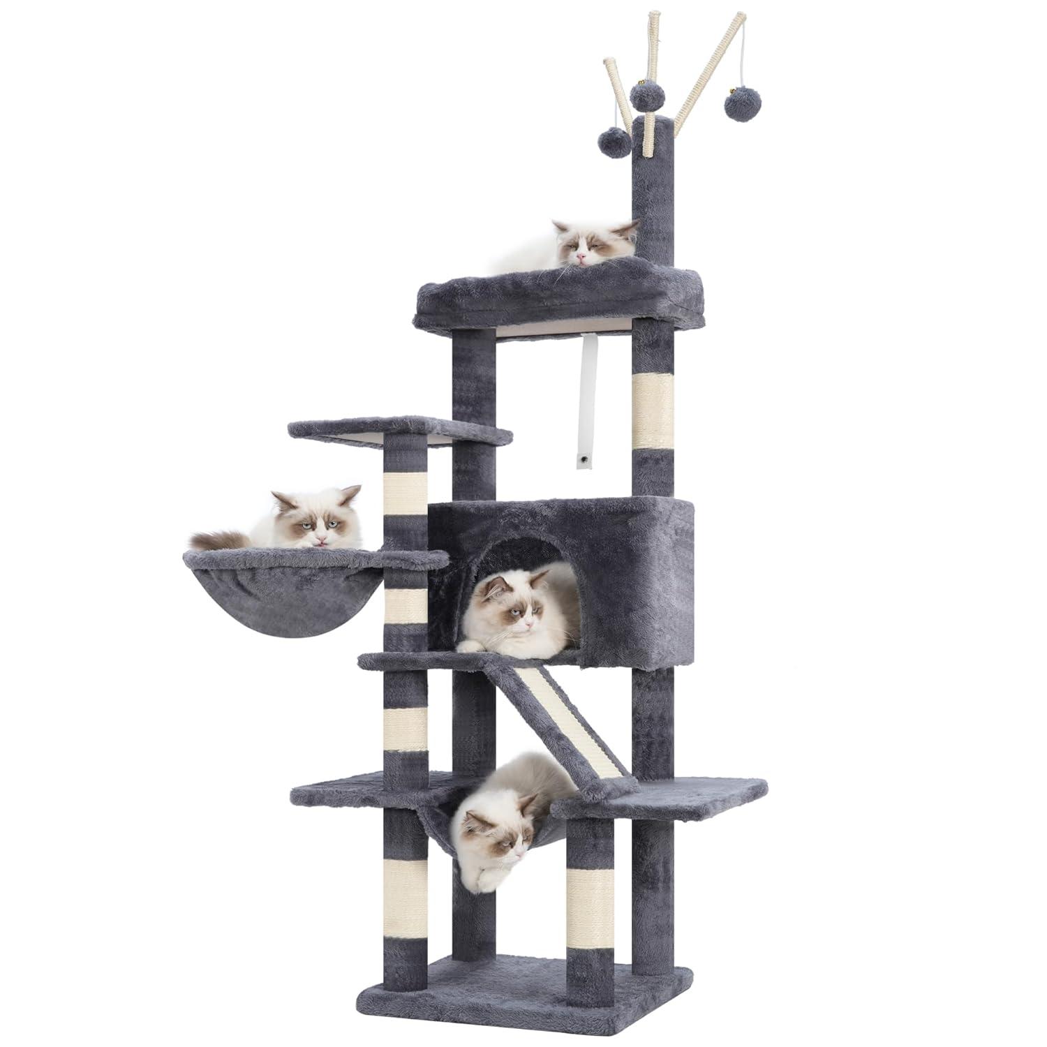 Archie & Oscar™ Indoor Cat Tower with Sisal Scratching Post