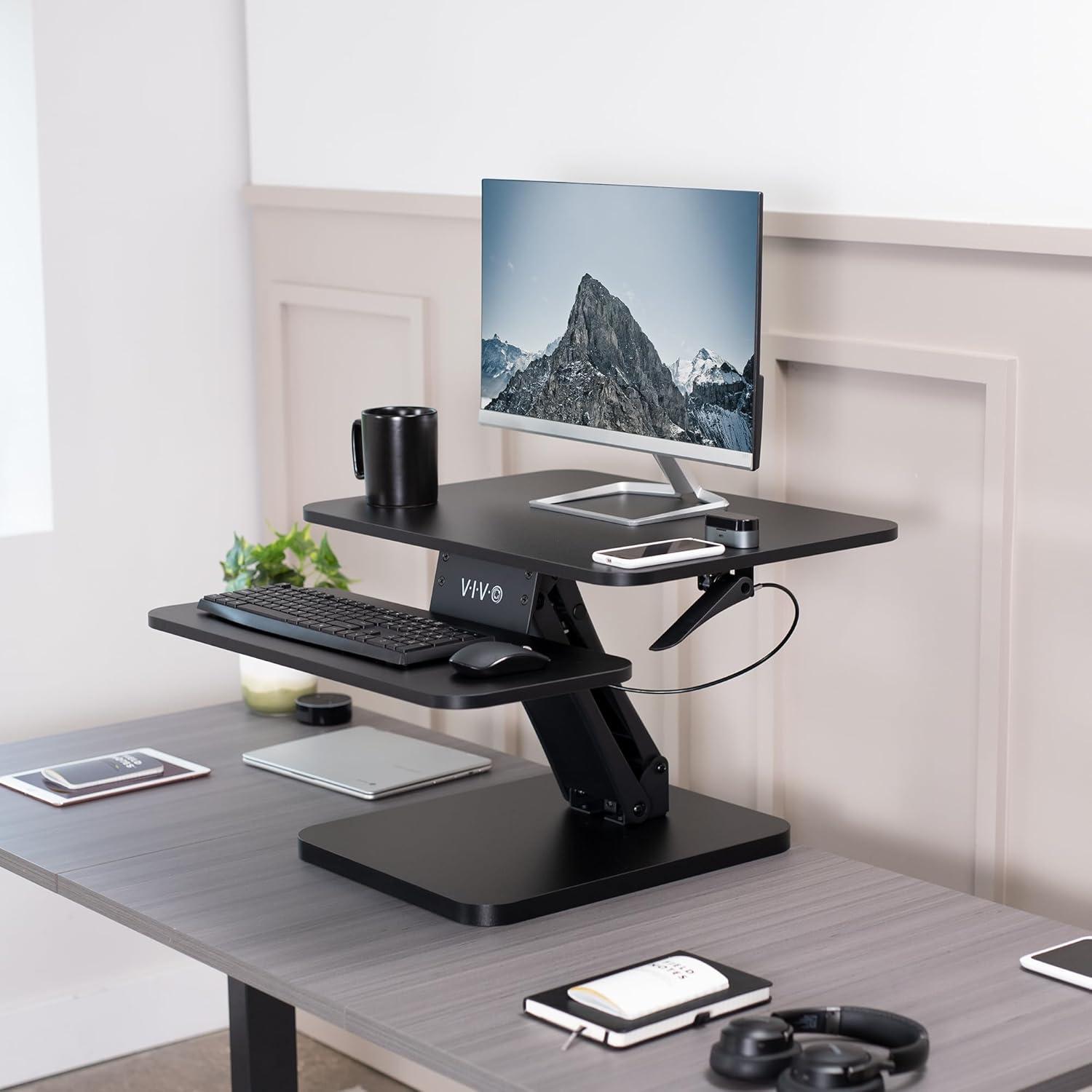 Black Desk Riser