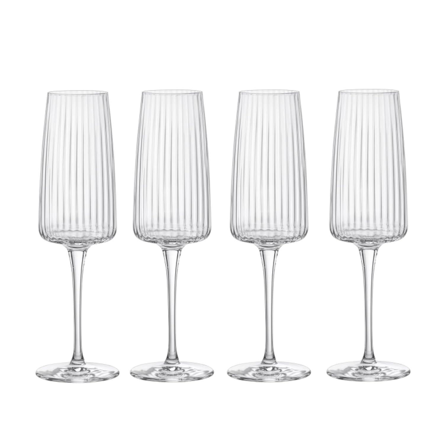 Bormioli Rocco Exclusiva 8.5 Oz Prosecco Glass  - Set of 4