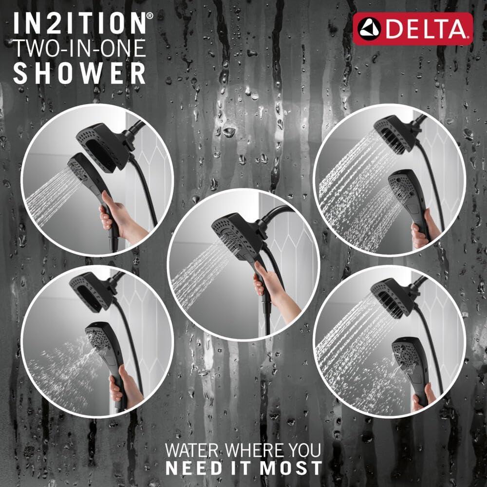 Delta Faucet Universal Showering Components Okinetic® In2ition® 5-Setting Two-in-One Shower