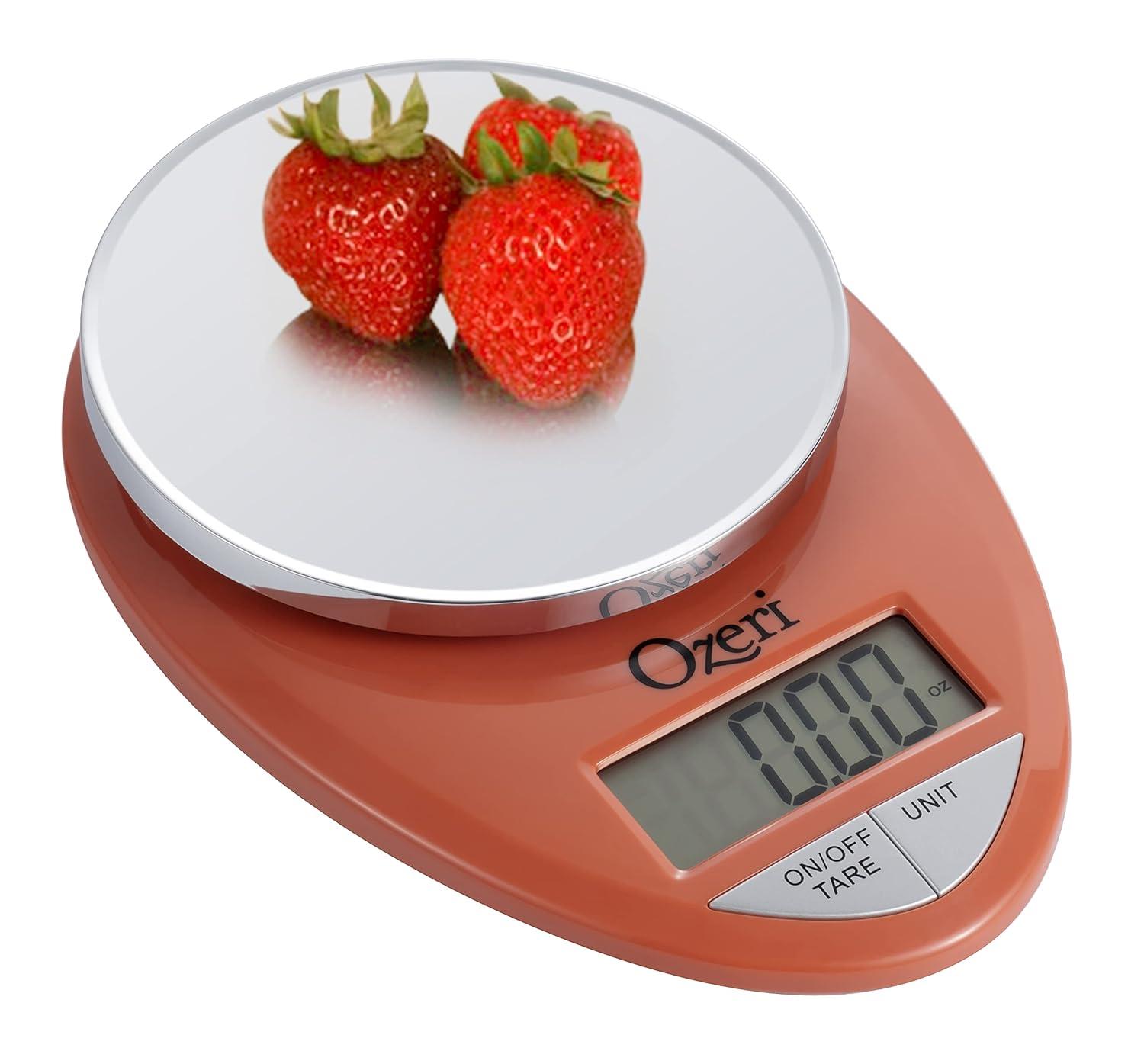 Ozeri Ozeri Pro Digital Kitchen Food Scale, 0.05 oz to 12 lbs (1 gram to 5.4 kg)