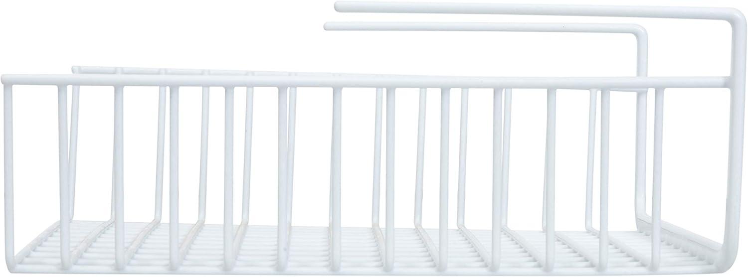 Organize It All Foil and Plastic Wrap Shelf Cabinet Organizer,13.5" x 12.5" L , White