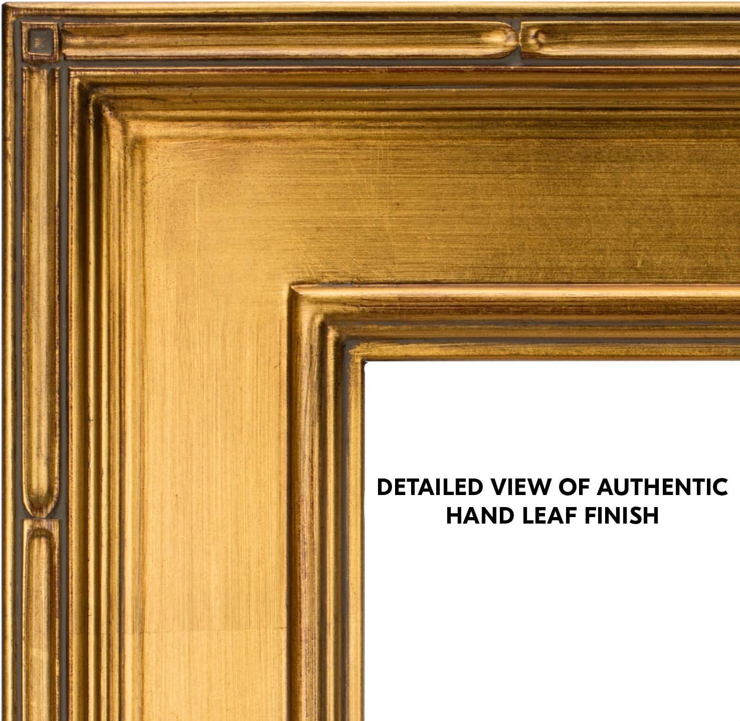 Creative Mark Museum Collection Gold Plein Aire Frames - 9x12" Museum Quality Plein Aire Frames for Photos, Artwork, Paintings, & More! - 2 Pack