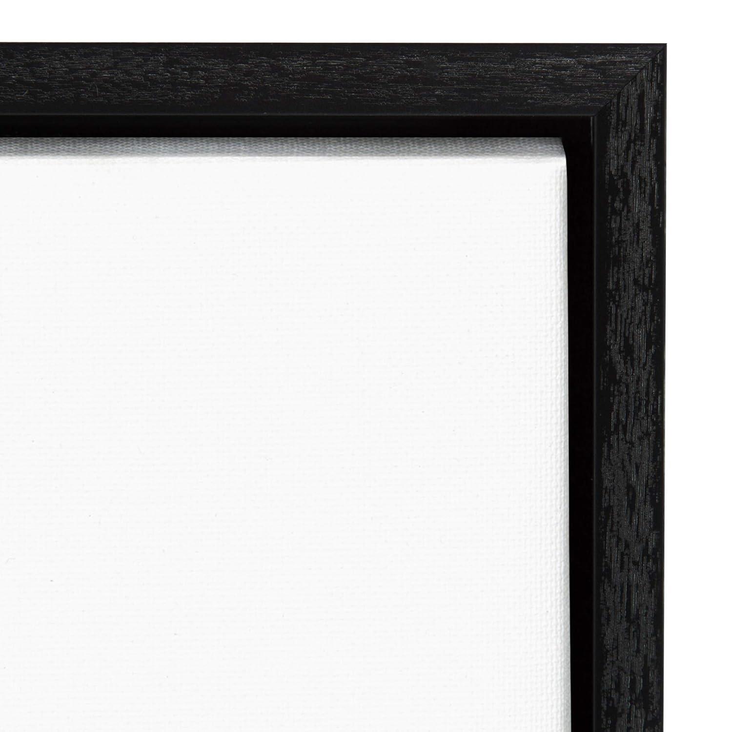 42" x 32" Floweresque II by Jodi Maas Framed Canvas Wall Art Print - Amanti Art: Oversized Abstract Decor