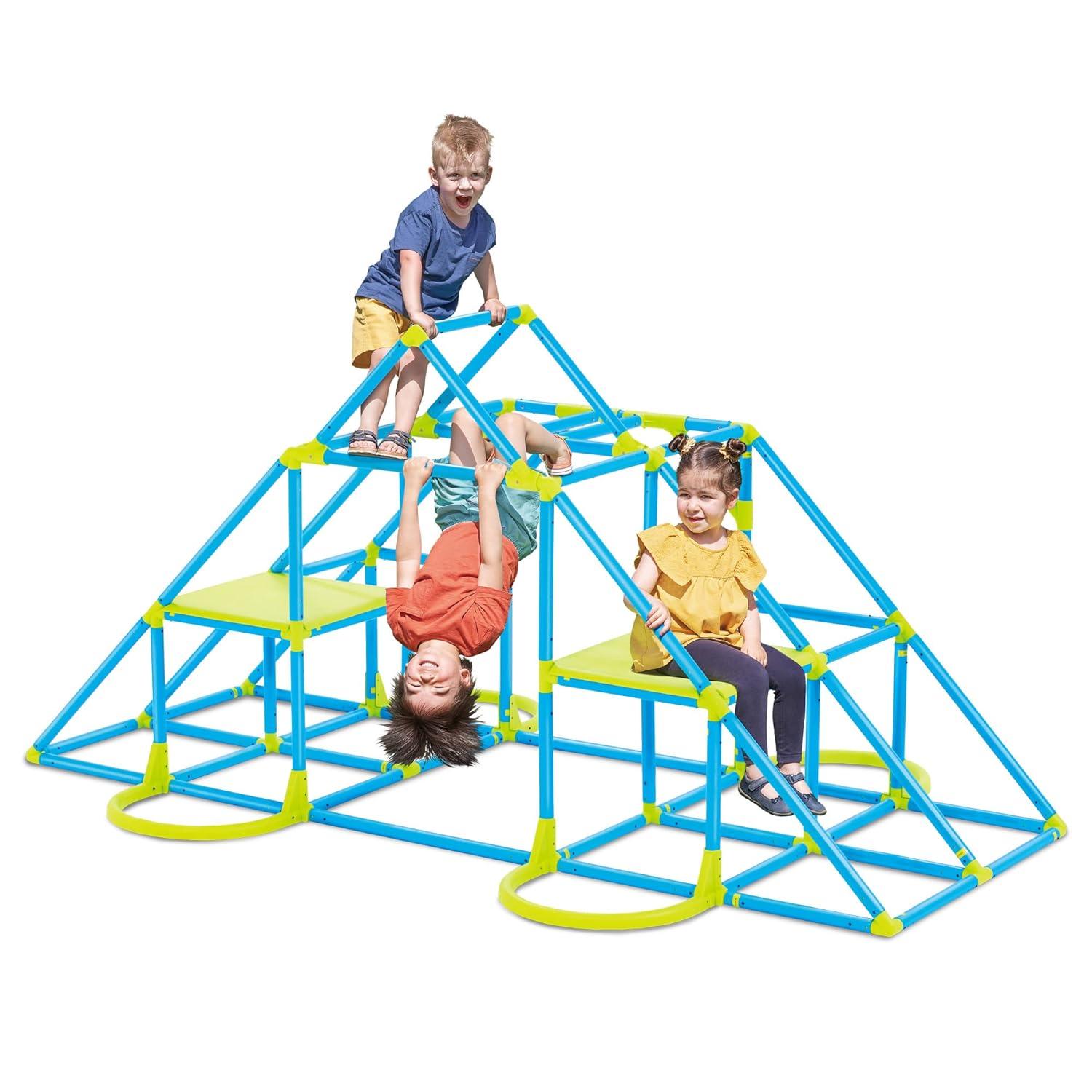 Eezy Peezy MEGA Pyramid Monkey Bar Climbing Tower - Ages 3-8