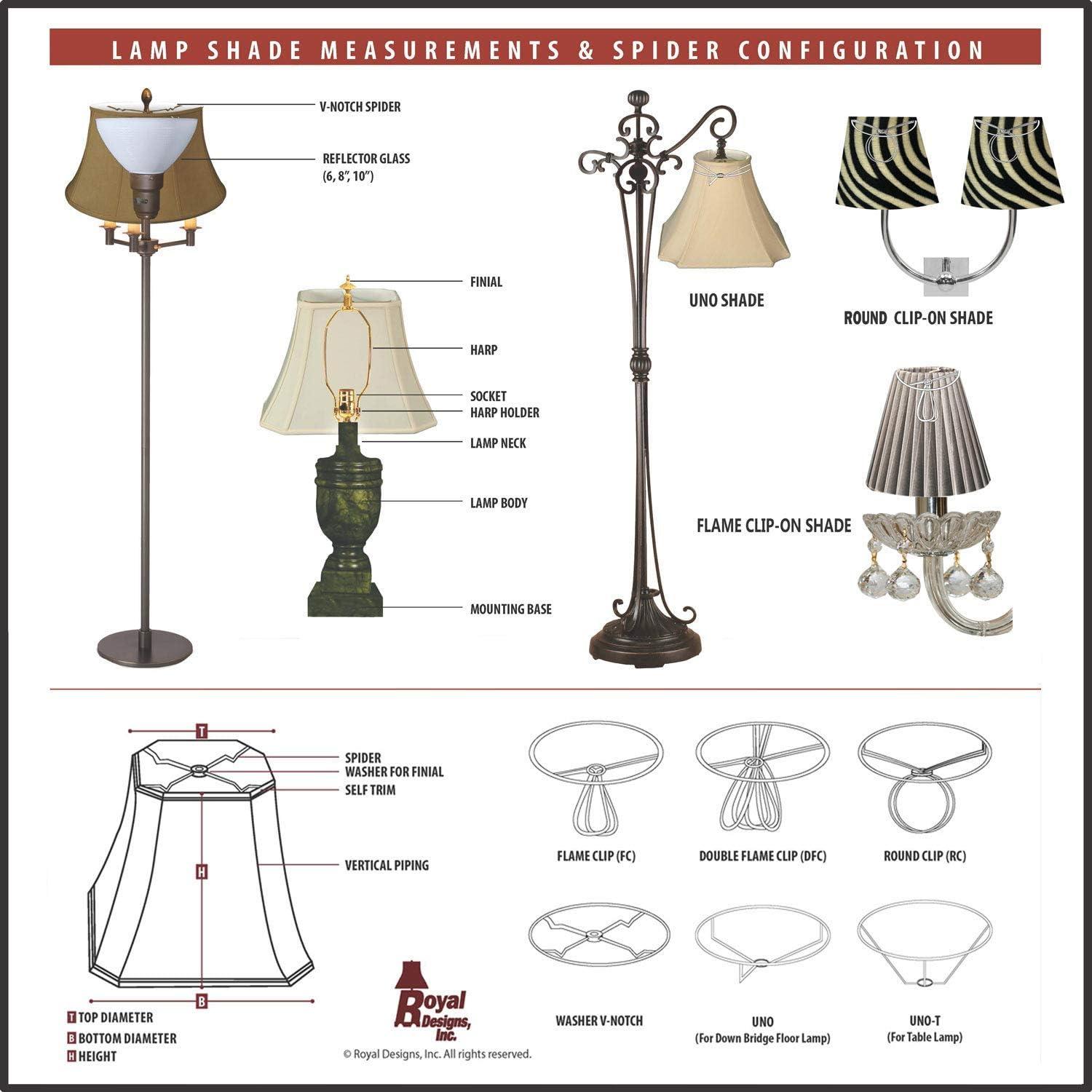 Everly Quinn Everly Quinn Faux Silk Clip On Chandelier Lamp Shades (Set of 6)
