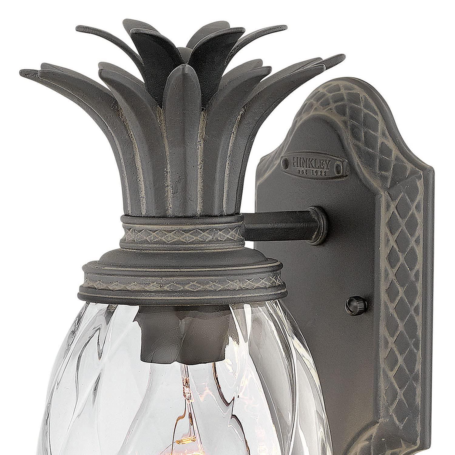 Plantation 1-Light Pineapple Outdoor Wall Mount Lantern