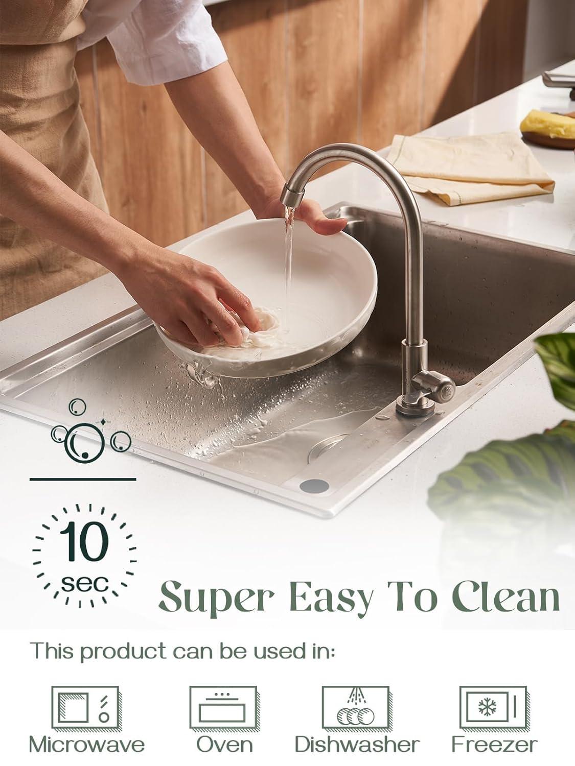 Pasta Bowls, 54 Oz Large Salad Serving Bowls, 10'' Plates Bowls Set Of 4, White Ceramic Soup Bowls For Kitchen Meal Prep, Shallow Dishes Dinner Bowl Microwave Dishwasher Safe