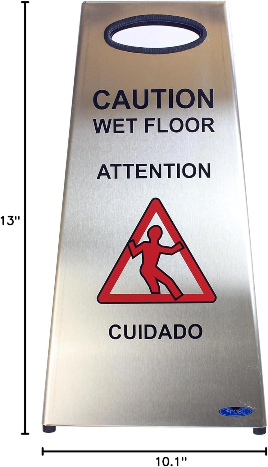 Stainless Steel Wet Floor Sign