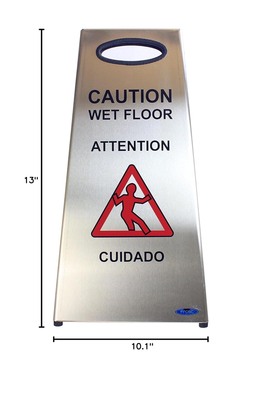 Stainless Steel Wet Floor Sign