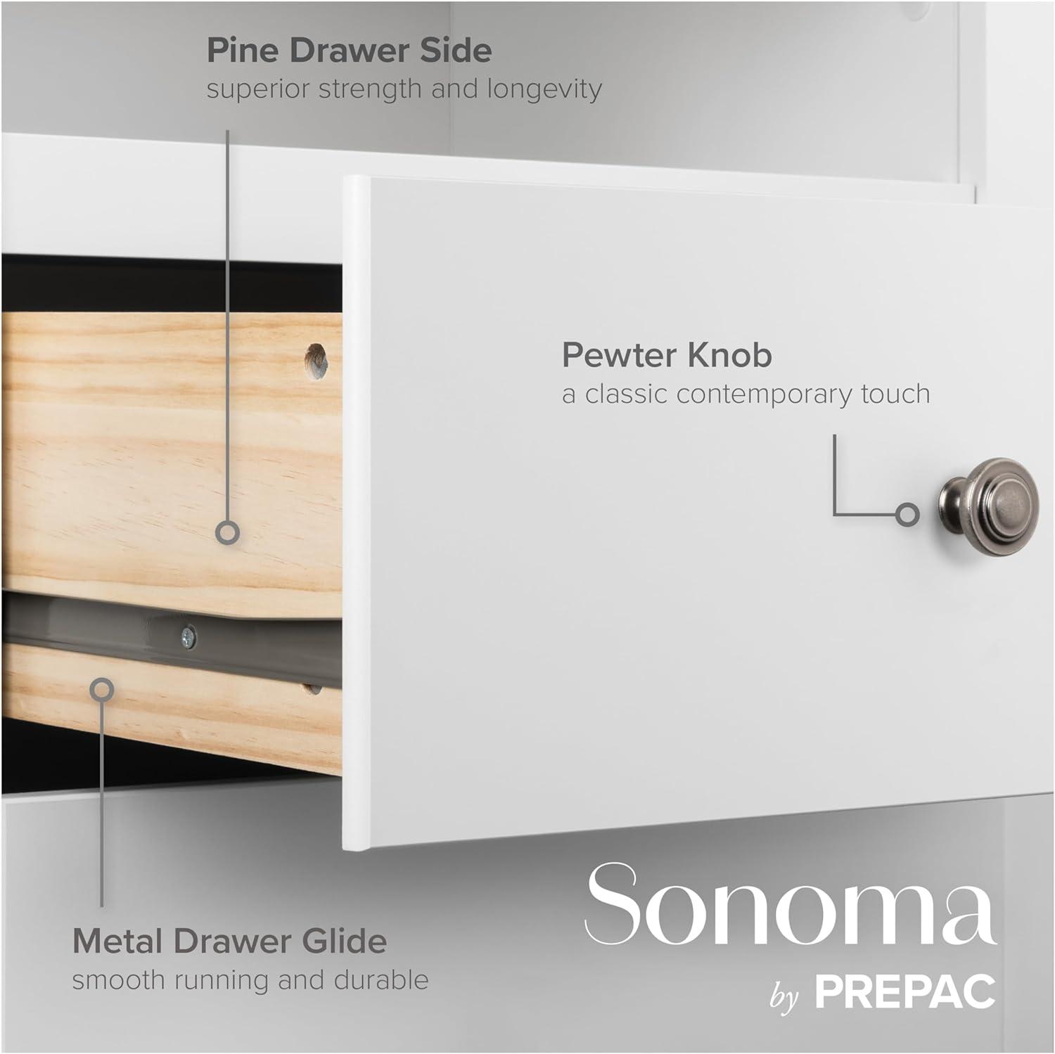 Sonoma 8 Drawer Dresser - Prepac