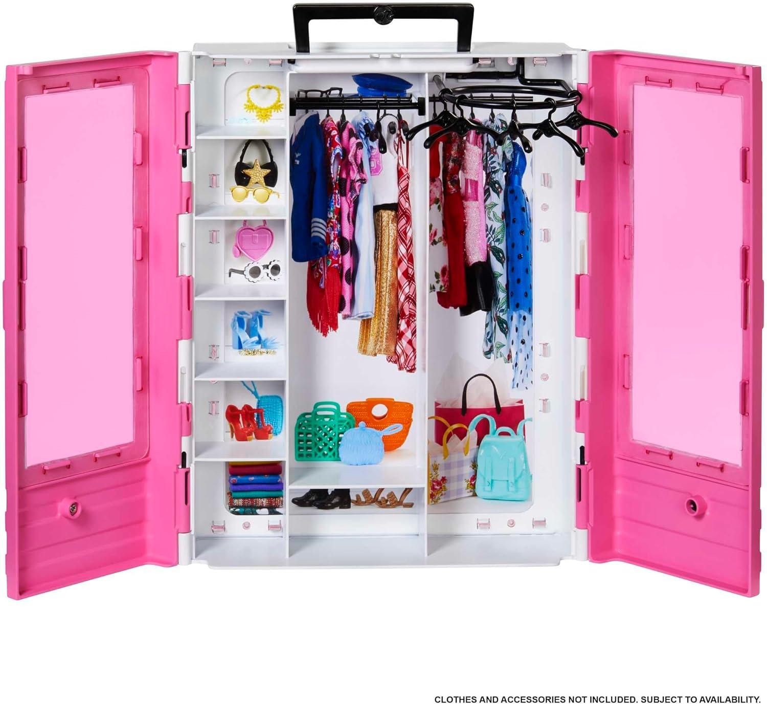 Barbie Fashionistas Ultimate Closet Portable Fashion Toy for 3 to 8 Year Olds